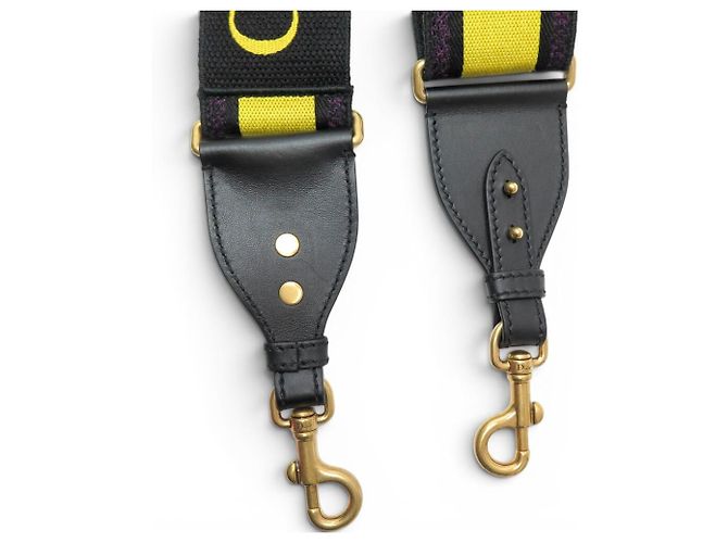 NEW CHRISTIAN DIOR SHOULDER STRAP CANVAS YELLOW 82-122 SHOULDER STRAP - view 4
