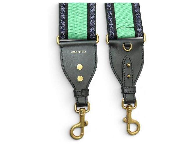 NEW CHRISTIAN DIOR CANVAS SHOULDER STRAP GREEN 82-122 SAC SHOULDER STRAP - view 4