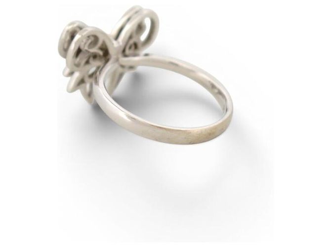 Autre Marque ANILLO KNOT DIAMONDS IN ORO BIANCO 18K T53 5.5GR CON 63 DIAMANTI 0.63CT - vista 3