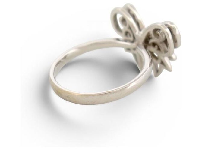 Autre Marque ANILLO KNOT DIAMONDS IN ORO BIANCO 18K T53 5.5GR CON 63 DIAMANTI 0.63CT - vista 4