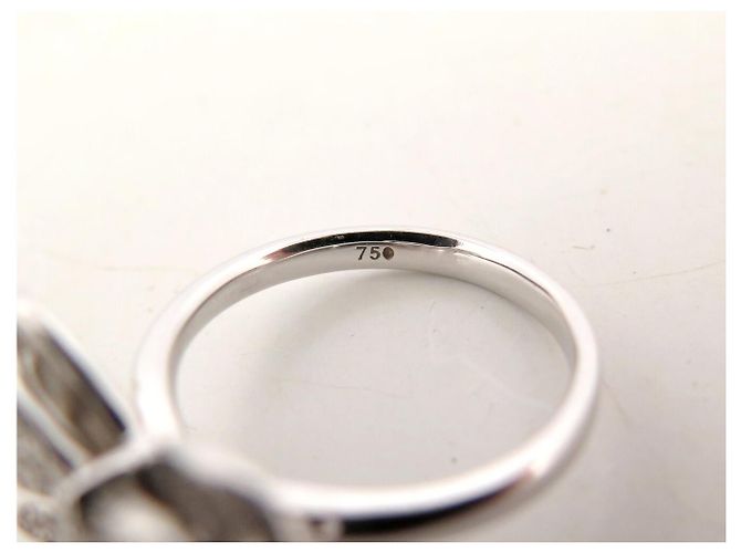 Autre Marque ANILLO KNOT DIAMONDS IN ORO BIANCO 18K T53 5.5GR CON 63 DIAMANTI 0.63CT - vista 7