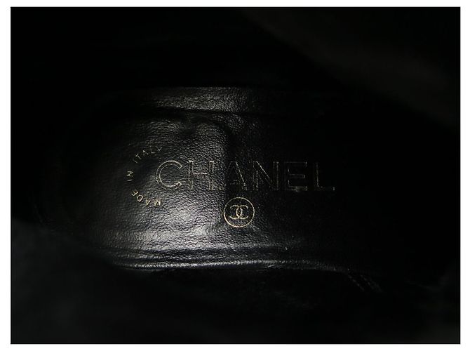 BOTAS CHANEL RANGERS LACE-UP G36424 40 COMBAT BOOTS EN TWEED - vista 14
