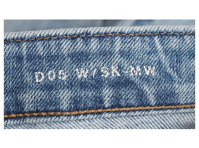 Jeans Slim Saint Laurent en denim azul claro - vista 10