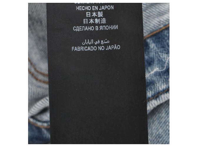 Jeans Slim Saint Laurent en denim azul claro - vista 11