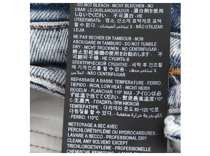 Jeans Slim Saint Laurent en denim azul claro - vista 15