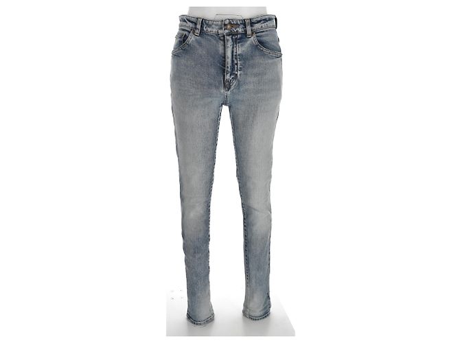 Jeans Slim Saint Laurent en denim azul claro - vista 5