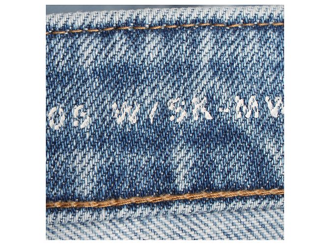 Jeans Slim Saint Laurent en denim azul claro - vista 8