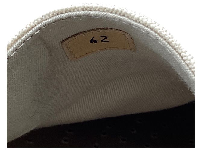 Espadrilles slip-on Brunello Cucinelli in tela bianca - vista 11