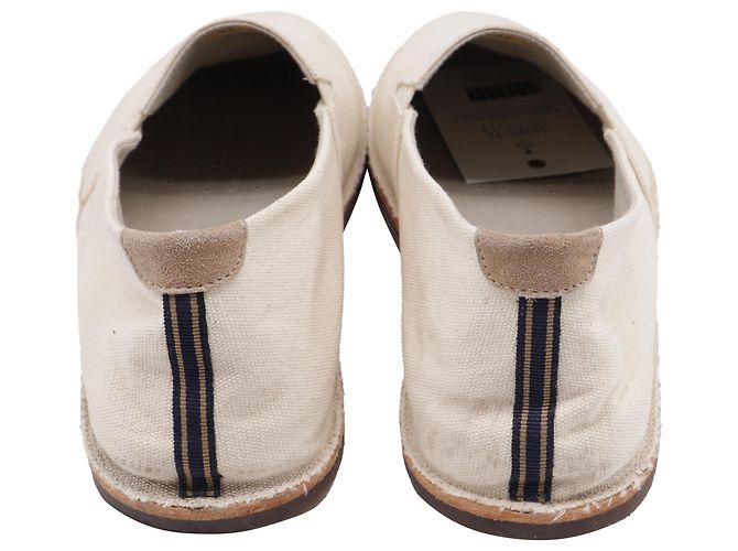Espadrilles slip-on Brunello Cucinelli in tela bianca - vista 5