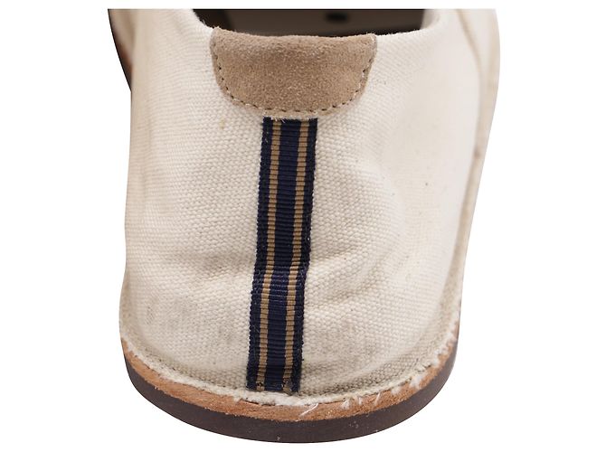 Espadrilles slip-on Brunello Cucinelli in tela bianca - vista 6