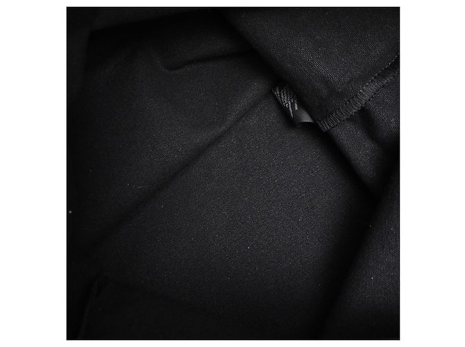 Borsa Tote Everything Now in cotone nero Saint Laurent - vista 5