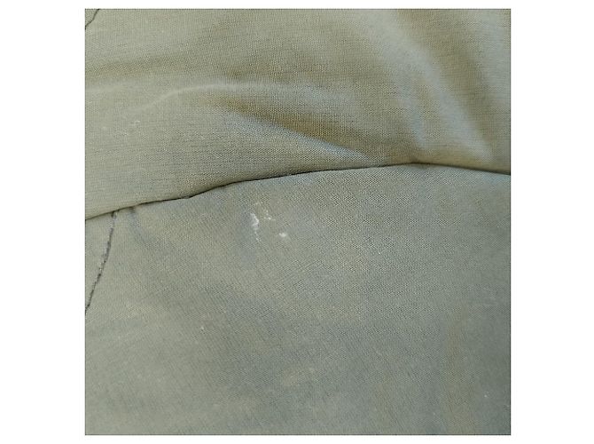 Apc Abrigo acolchado de botonadura sencilla A.P.C. en algodón verde Verde oliva - vista 5