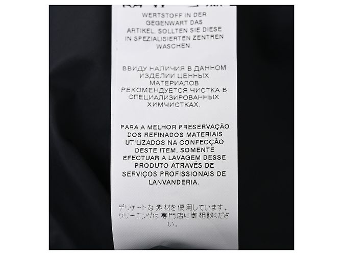 Giacca bomber con zip e patch Dolce & Gabbana in poliammide blu navy - vista 7