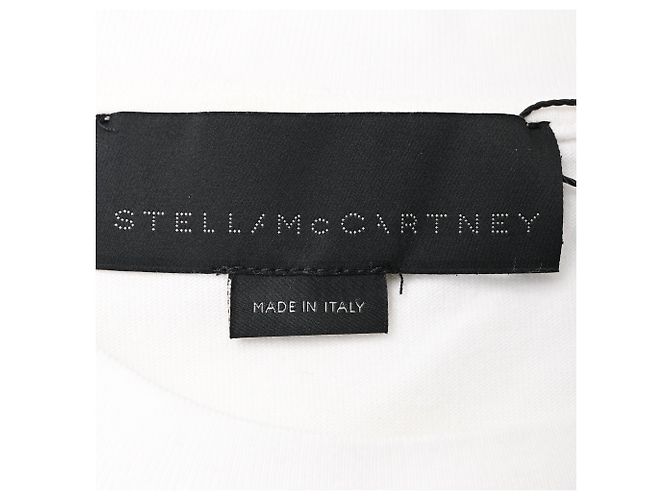 Stella Mc Cartney Camiseta Original Earth em algodão branco Stella Mccartney - vista 4