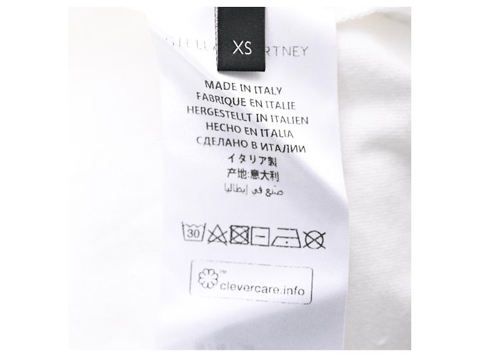 Stella Mc Cartney Camiseta Original Earth em algodão branco Stella Mccartney - vista 6