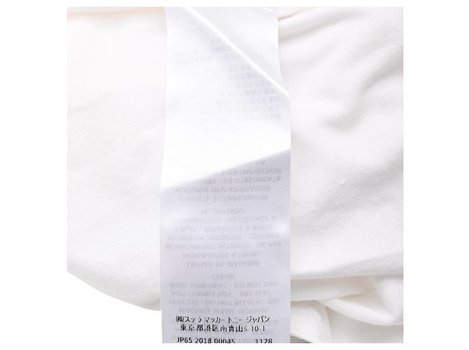 Stella Mc Cartney Camiseta Original Earth em algodão branco Stella Mccartney - vista 7