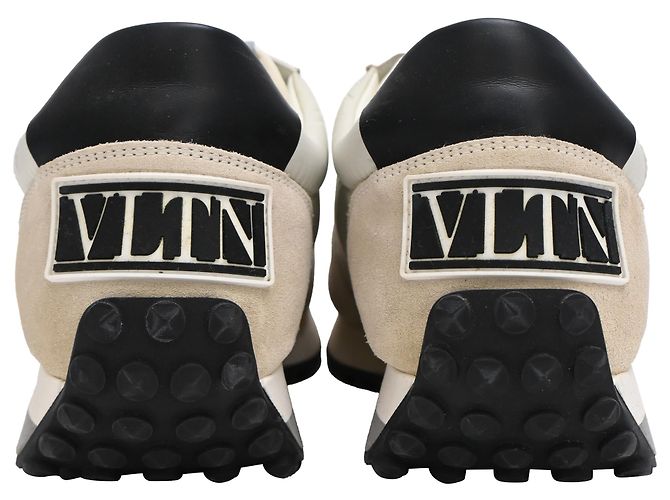Sneakers Valentino Garavani VLTN Roller in nylon bianco - vista 4