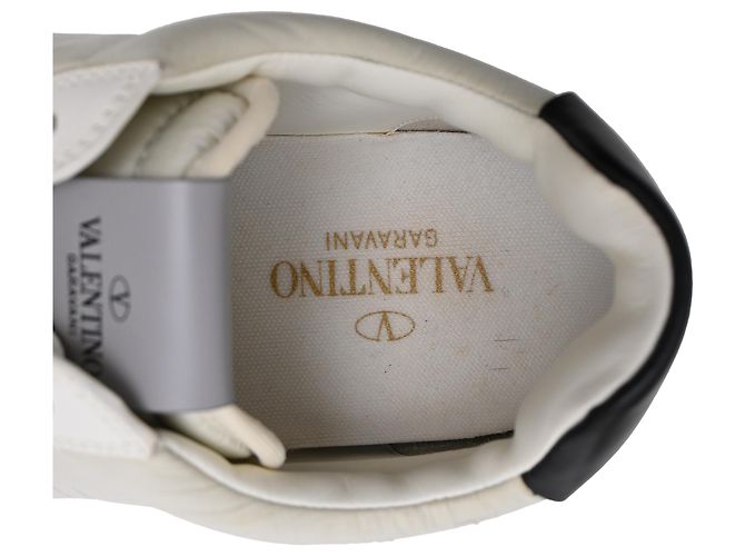 Sneakers Valentino Garavani VLTN Roller in nylon bianco - vista 7