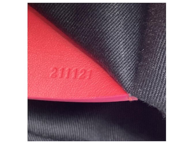 Borsa a tracolla Balmain B-Army 18 in tela rosa e pelle - vista 7