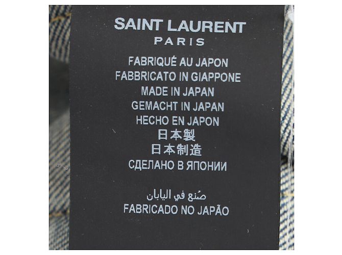 Saint Laurent Slim Jeans in Hellblauem Denim - Ansicht 6