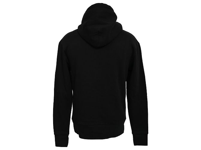 Jw Anderson Hoodie mit Gothic-Logo-Print aus schwarzer Baumwolle - Ansicht 3