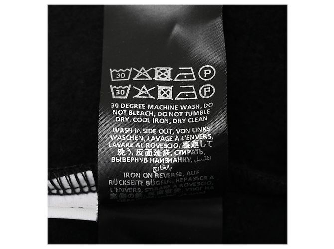 Jw Anderson Hoodie mit Gothic-Logo-Print aus schwarzer Baumwolle - Ansicht 7