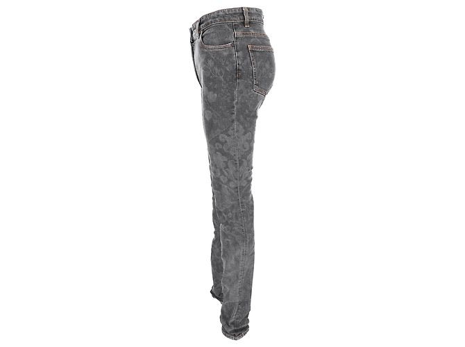 Jeans Etro con estampado Paisley en denim gris - vista 2