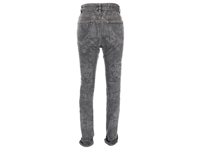 Jeans Etro con estampado Paisley en denim gris - vista 3