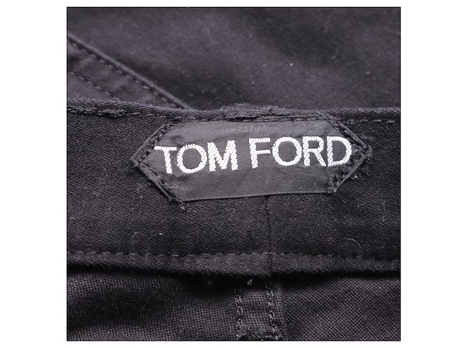 Tom Ford Jeans in Regular-Fit aus schwarzer Baumwolle - Ansicht 2