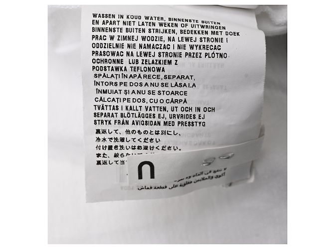 Camiseta de algodón con estampado gráfico Prada Blanco - vista 9