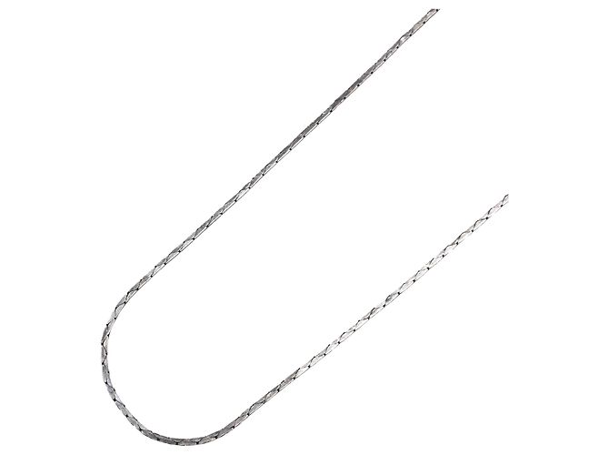 Saint Laurent Schlangenkette aus Silbermetall - Ansicht 2