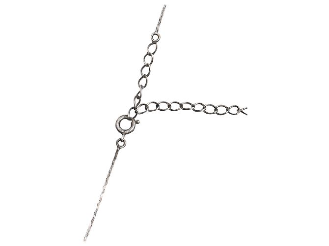 Saint Laurent Schlangenkette aus Silbermetall - Ansicht 5