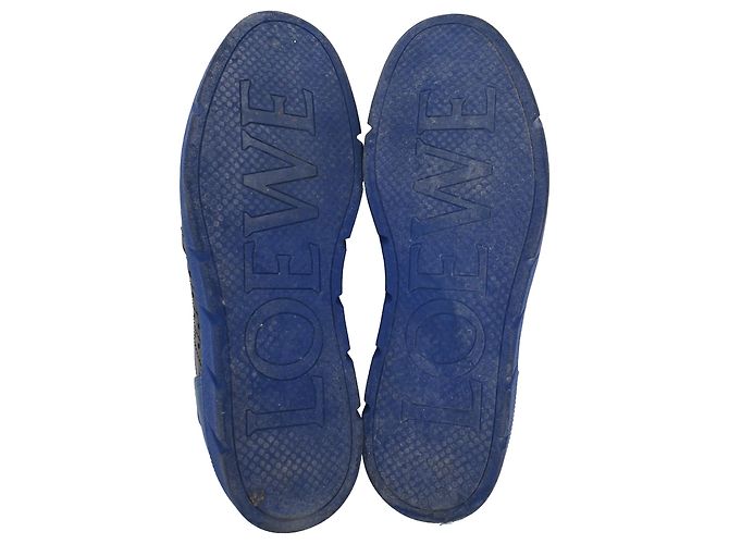 Sneakers Color-Block Loewe in pelle multicolore - vista 9