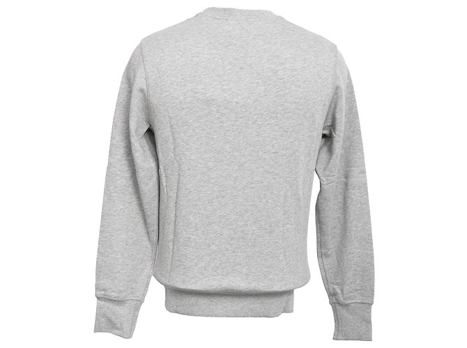 Alexander Mcqueen Graffiti Sweatshirt aus grauer Baumwolle - Ansicht 3