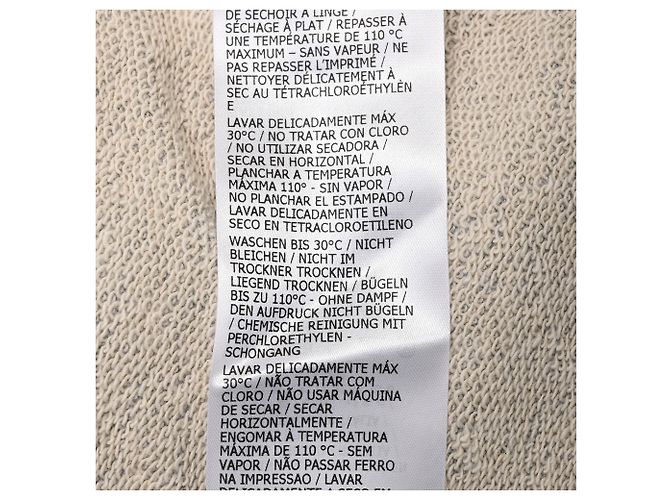 Alexander Mcqueen Graffiti Sweatshirt aus grauer Baumwolle - Ansicht 7