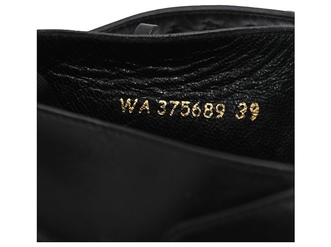 Stivaletti Jodhpur Saint Laurent in pelle nera con borchie Nero - vista 7