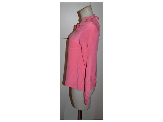 Top Chloé de seda rosa - vista 2