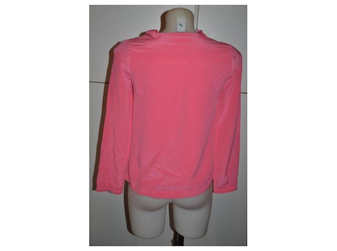 Top Chloé de seda rosa - vista 4