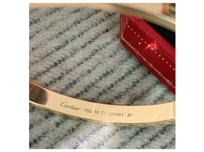 Bracciale Cartier Love versione larga in oro rosa D'oro - vista 4