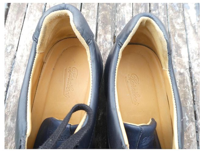 Sneakers in pelle Paraboot Blu Navy - 46 - vista 9