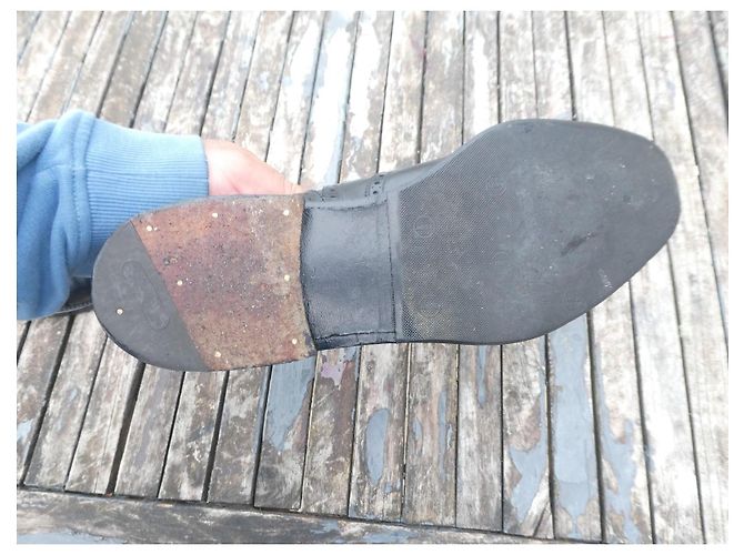 JM Weston Scarpe Richelieu J.M. Weston Pelle Nera Nero - vista 6