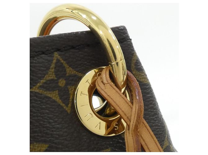 Borsa a Spalla Louis Vuitton Monogram Artsy MM Marrone - vista 3