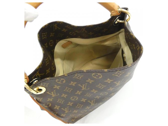 Borsa a Spalla Louis Vuitton Monogram Artsy MM Marrone - vista 5