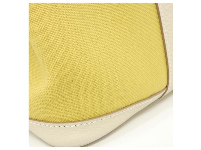 Hermès Borsa Hermes Garden Party 36cm Giallo - vista 5