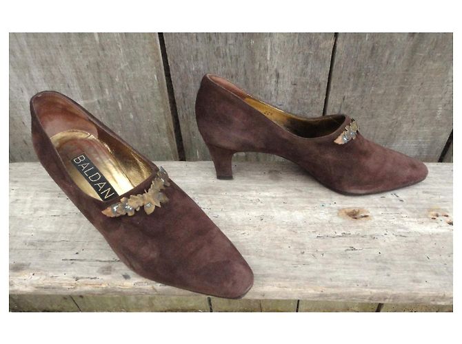 Scarpe con Tacco Baldan Vintage Marrone - vista 3