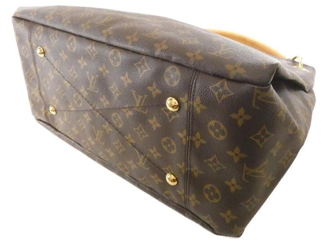Borsa a Spalla Louis Vuitton Monogram Artsy MM Marrone Monogramma - vista 2