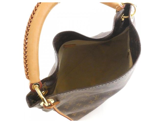 Borsa a Spalla Louis Vuitton Monogram Artsy MM Marrone Monogramma - vista 8