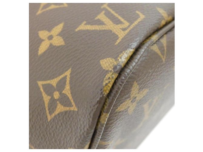 Bolso Louis Vuitton Monogram Neverfull MM Castaño Fucsia - vista 2