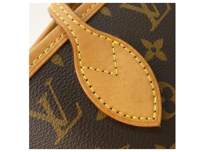 Bolso Louis Vuitton Monogram Neverfull MM Castaño Fucsia - vista 3