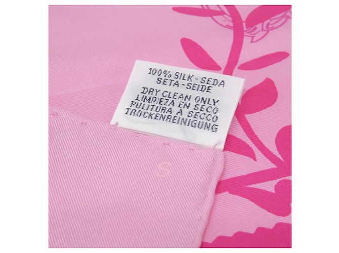 Silk In Hermès Hermes ETRIERS Carré Seidentuch 003502S Pink - Ansicht 3